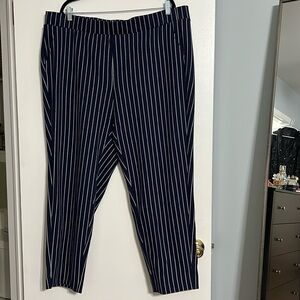 Studio by Torrid pull on relaxed taper luxe ponte high rise pant TALL